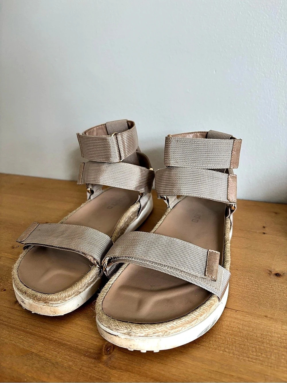 Silent D anthropology Platform Sandal